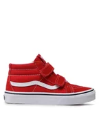 Buty dla chłopców - Vans Tenisówki Sk8-Mid Reissu VN00018TH1N1 Czerwony - miniaturka - grafika 1