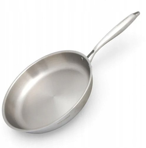 Patelnia stalowa Masterpan 26cm Tri-Ply 3-warstwowa, indukcja, gaz. Premium