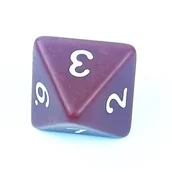 Gry planszowe - Kostka RPG Brązowa Kość Ośmiościenna K8 - miniaturka - grafika 1