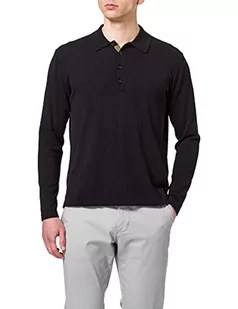 United Colors of Benetton Sweter męski, czarny 700, L - Swetry męskie - miniaturka - grafika 1