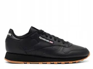 Buty sportowe męskie - Buty Męskie Reebok 100008493 Classic Leather Czarne 46 - miniaturka - grafika 1