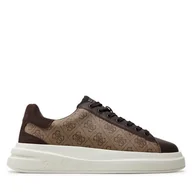Sneakersy męskie - Sneakersy Guess Elba FMPVIB FAL12 Beżowy - miniaturka - grafika 1