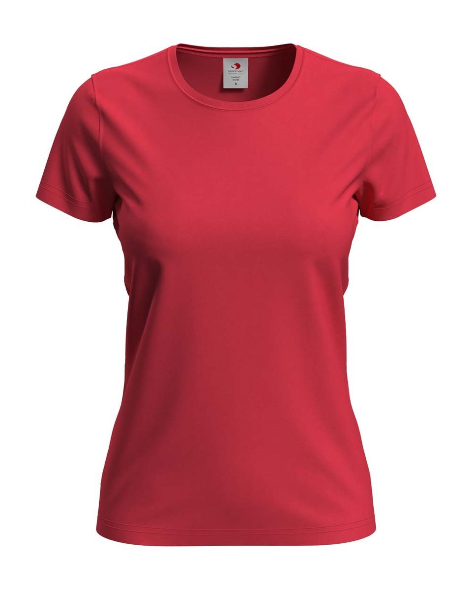 Koszulka damska T-shirt damski Stedman Comfort-T Scarlet Red L