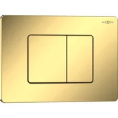 Przyciski spłukujące - Mexen Tex 05 przycisk spłukujący stal nierdzewna, złoty szampański błyszczący - 6105-08 - miniaturka - grafika 1