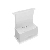 Akcesoria i części do okapów - Kanał stalowy CIARKO DESIGN SPACE MAX JOKER white UNO 55/74 DUO 55/74 (CDA004X) - miniaturka - grafika 1