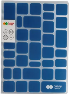 GDD Kołobrulion A5/80K kratka Trend Blue HAPPY COLOR - - Zeszyty szkolne - miniaturka - grafika 1