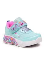 Buty dla dziewczynek - Skechers Sneakersy My Dreamers 303155N/MTMT Niebieski - miniaturka - grafika 1