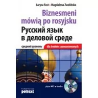 Książki obcojęzyczne do nauki języków - Biznesmeni Mówią Po Rosyjsku Dla Średnio Zaawansowanych + Cd - miniaturka - grafika 1