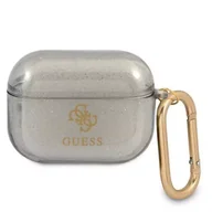 Akcesoria do słuchawek - Guess GUAPUCG4GK AirPods Pro cover czarny/black Glitter Collection - miniaturka - grafika 1