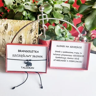 SZCZĘŚLIWY SŁONIK Bransoletka Szczęścia Na Szczęście/GiovanniDivine - Bransoletki - miniaturka - grafika 1