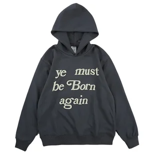 cpfm Bluza z Kapturem Ye Must Be Born Again Streetwear Czarna L - Bluzy męskie - miniaturka - grafika 1