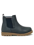 Buty dla chłopców - Tommy Hilfiger Trzewiki T1X5-33700-0124 M Granatowy - miniaturka - grafika 1