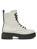 Botki damskie - Guess Botki Ramsay FL8RMY ELE10 Biały - miniaturka - grafika 1