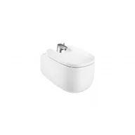 Bidety - Roca A3570B6S00 BEYOND Bidet podwieszany 580MM z otworami pod pokryw$583 bidetow$584 Supraglaze$585 - miniaturka - grafika 1
