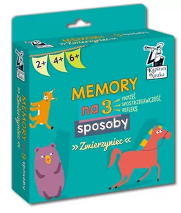 Edgard Memory Na 3 Sposoby Zwierzyniec - Gry planszowe - miniaturka - grafika 2