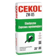 Zaprawy budowlane - Elastyczna zaprawa wyrównująca ZW-05 25 kg CEKOL - miniaturka - grafika 1