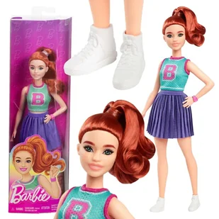 Barbie Fashionistas Lalka 232 Lalka Modowa W Sportowej Spódniczce Sportsmenka - Lalki dla dziewczynek - miniaturka - grafika 1