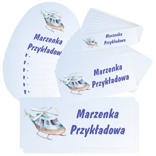 Etykiety naklejki, zestaw naklejek, imienne, imię nazwisko, dla dziecka chłopca, do szkoły przedszkola, na zeszyt, przybory, wodoodporne, HELIKOPTER.. - Szkolne artykuły papiernicze Etykiety naklejki, zestaw naklejek, imienne, imię nazwisko, dla dziecka chłopca, do szkoły przedszkola, na zeszyt, przybory, wodoodporne, HELIKOPTER.. - Szkolne artykuły papiernicze - miniaturka - grafika 1