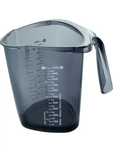 Dr. Oetker Kubek w kolorze szarym z miarką - 1l - Pozostałe akcesoria kuchenne - miniaturka - grafika 1