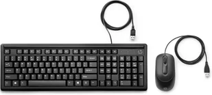 HP Przewodowa klawiatura i mysz 160 6HD76AA#ABB - Zestawy myszka + klawiatura - miniaturka - grafika 1