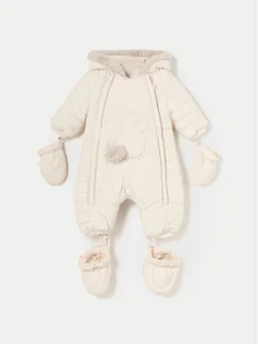 Mayoral Kombinezon zimowy 2620 Beżowy Regular Fit - Kombinezony dla dzieci - miniaturka - grafika 1