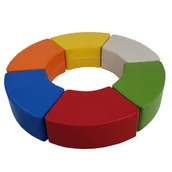 Meble i wyposażenie gabinetów medycznych - Zestaw siedzisk dla dzieci Fala - miniaturka - grafika 1