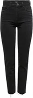 Spodnie damskie - ONLY CZARNE SPODNIE JEANSOWE MOM JEANS Z WYSOKIM STANEM 52 XQB - miniaturka - grafika 1