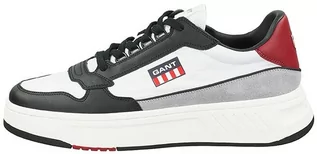 Trampki męskie - Gant Sneakersy "Kazpar" w kolorze biało-czarnym - grafika 1