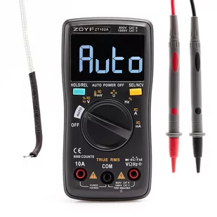 Multimetr Cyfrowy Zt102A True Rms Smart Mode Temp - Lutownice - miniaturka - grafika 1