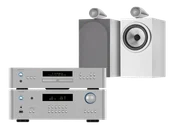 Zestawy stereo - Rotel RA-1572 MkII (srebrny) + RCD-1572 MkII (srebrny) + 705 S3 (biały) - miniaturka - grafika 1