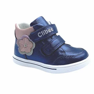 Botki dziecięce Clibee P529 wkł. skóra profil - Botki damskie - miniaturka - grafika 1