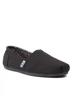 Espadryle damskie - Skechers Półbuty BOBS Peace & Love 33645/BLK Czarny - grafika 1