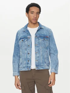 Mustang Kurtka jeansowa Dallas 1016352 Niebieski Regular Fit - Kurtki męskie - miniaturka - grafika 1