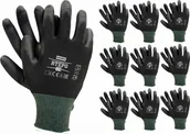 Rękawice robocze - Reis Rękawice robocze / Czarne / RTEPO_BB - 10 par 9 - L - miniaturka - grafika 1