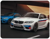 Podkładki pod mysz - PODKŁADKA POD MYSZKĘ BMW M3 Z IMIENIEM 23x19CM DO LAPTOPA - miniaturka - grafika 1