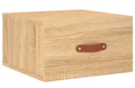 Szafki nocne - Skandynawska wisząca szafka nocna dąb sonoma - Brexi - miniaturka - grafika 1