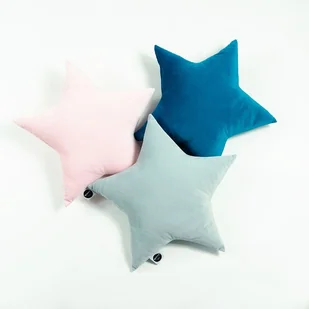 Morska poduszka gwiazda Velvet - Kołdry i poduszki dla dzieci - miniaturka - grafika 1