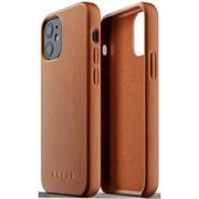 Etui i futerały do telefonów - Mujjo Etui Leather Case iPhone 12 Mini brązowe - miniaturka - grafika 1