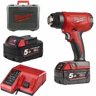 Milwaukee M18 BHG-502C akumulatorowa opalarka 18V 2x5,0Ah Li-Ion w walizce 4933459772 - Opalarki - miniaturka - grafika 1