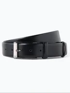 Paski - JOOP! Męski pasek skórzany Mężczyźni skóra czarny jednolity, 85 - miniaturka - grafika 1