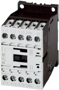 Eaton Stycznik mocy 12A 3P 230V AC 1Z 0R DILM12-10-EA(230V50HZ.240V60HZ) 190033 190033 - Inne akcesoria elektryczne - miniaturka - grafika 1