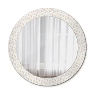 Lustra - Piękne Lustro Ścienne Okrągłe Ptasie pióra 70cm - miniaturka - grafika 1