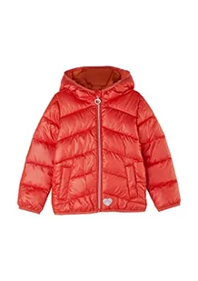 s.Oliver Pikowana kurtka z kapturem, czerwony, 104 cm - Kurtki i płaszcze dla dziewczynek - miniaturka - grafika 1