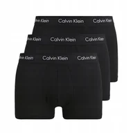 Majtki męskie - Calvin Klein CK Czarne Bokserki Męskie Majtki Bawełniane z Gumką r. M - miniaturka - grafika 1