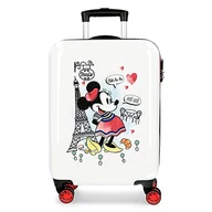 Walizki - Disney Walizka kabinowa Minnie Around the World Paris czerwona mp-7549 - miniaturka - grafika 1