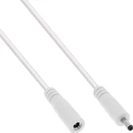 Kable komputerowe i do monitorów - InLine InLine® DC extension cable, DC plug male/female 3.5x1.35mm, AWG 18, white, 3m - miniaturka - grafika 1