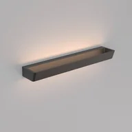 Lampy ścienne - Mantra Iluminación Kinkiet LED Altea, szerokość 50 cm, czarny, góra/dół, aluminium - miniaturka - grafika 1