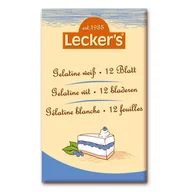 Dodatki do ciast w proszku - LECKER'S ŻELATYNA W LISTKACH BIO 20 g - LECKER'S 4013044100151 - miniaturka - grafika 1