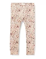 Legginsy - Noppies Baby Dziewczęce legginsy z nadrukiem Vivre na całej powierzchni, Cameo Brown - N086, 56 cm - miniaturka - grafika 1