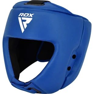 RDX Kask bokserski IBA niebieski - Ochraniacze do sportów walki - miniaturka - grafika 1